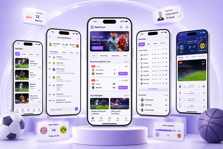 ued体育体育直播 App 获取页面配图：多支球队的比赛